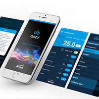 UI/UX application Gazy